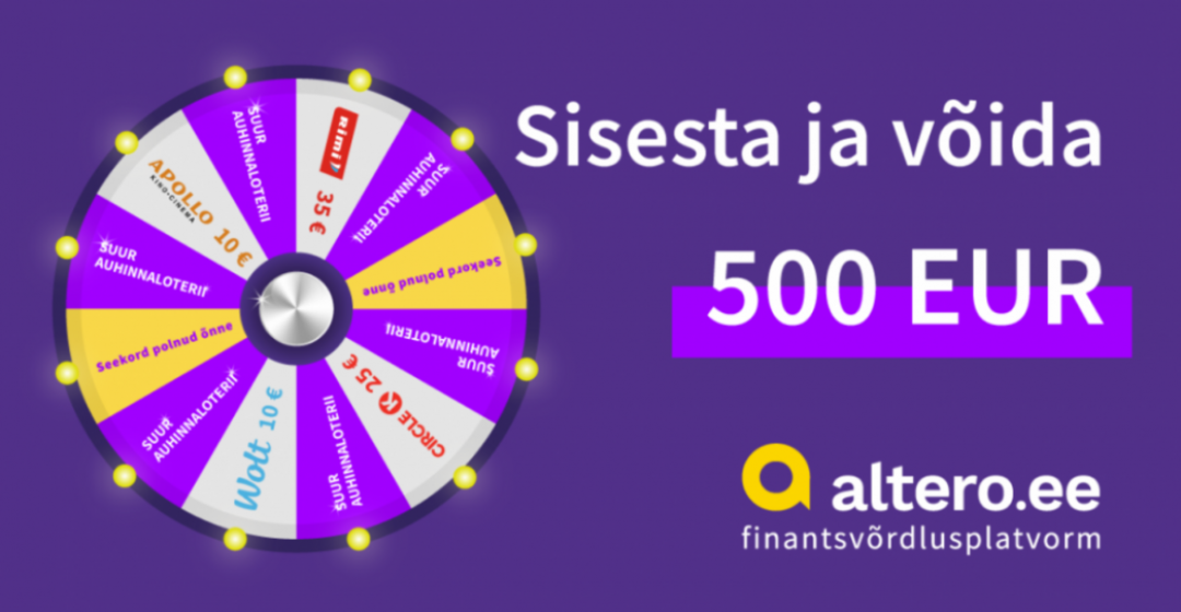 Loosimine on lõppenud! Altero Õnneratas!